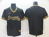 Braves Blank Black Gold Nike Cooperstown Collection Legend V Neck Jersey (1),baseball caps,new era cap wholesale,wholesale hats